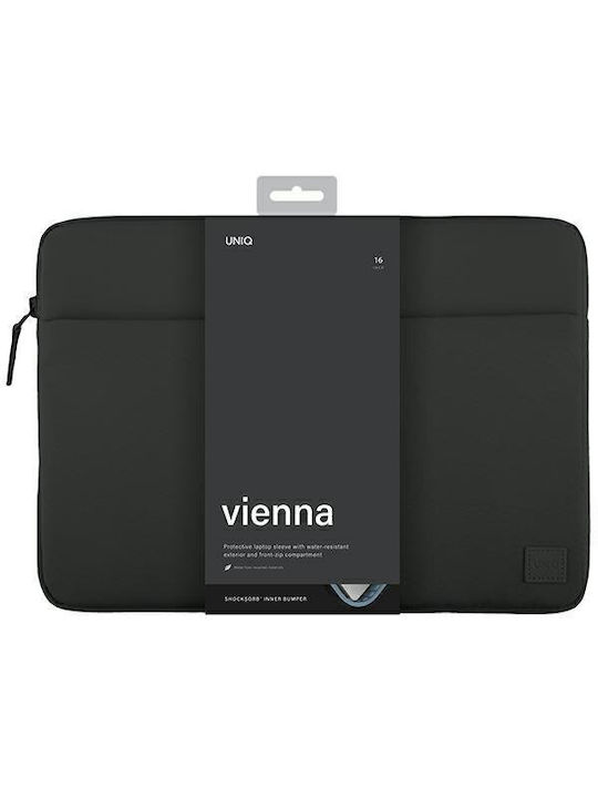 Uniq Αδιάβροχη Θήκη για Laptop 16" σε Μαύρο χρώμα UNIQ-VIENNA(16)-MNBLACK
