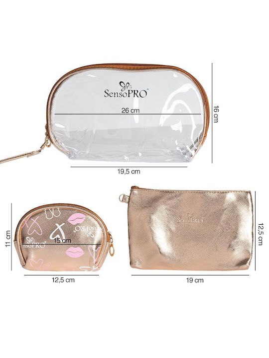 Set 3 Sensopro Portfard Gold