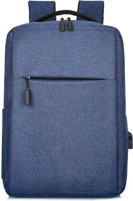 BP-02 Tasche Rucksack für Laptop 15.6" in Blau Farbe