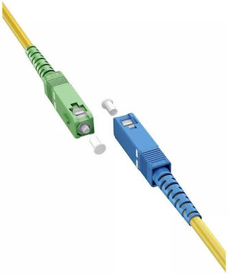 Goobay Optische Faser Ethernet-Netzwerkkabel 2m Gelb 1Stück