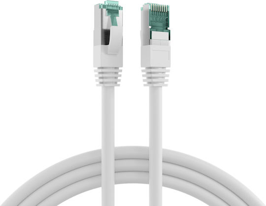 EFB S/FTP Cat.6a (Gigabit) Καλώδιο Δικτύου Ethernet 3m Λευκό