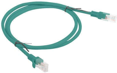 Lanberg U/UTP Cat.6 Ethernet Network Cable 1m Green 1pcs