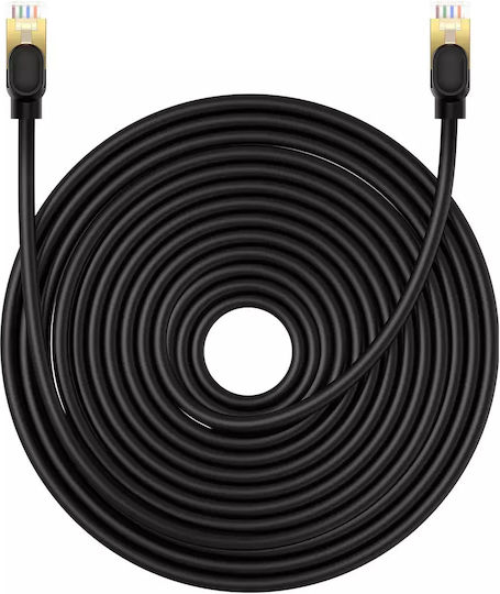 Baseus Direct Attach Copper Cat.8 (40Gbps) Καλώδιο Δικτύου Ethernet 20m Μαύρο