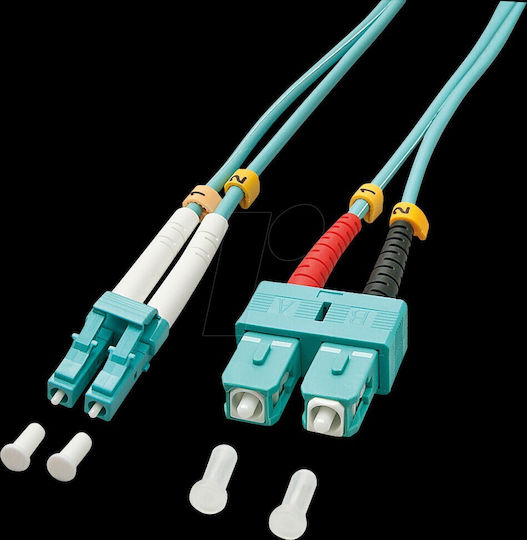 Lindy Optical Fiber Cable 5m Turquoise