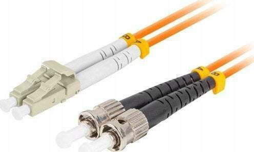 Lanberg Optische Faser Ethernet-Netzwerkkabel 1m Orange 1Stück