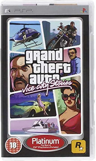 Grand Theft Auto: Vice City Stories Platinum Edition PSP Game (Used)
