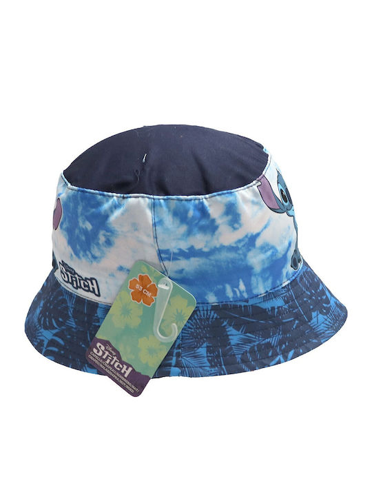 Disney Παιδικό Καπέλο Bucket Υφασμάτινο Stitch Navy Μπλε