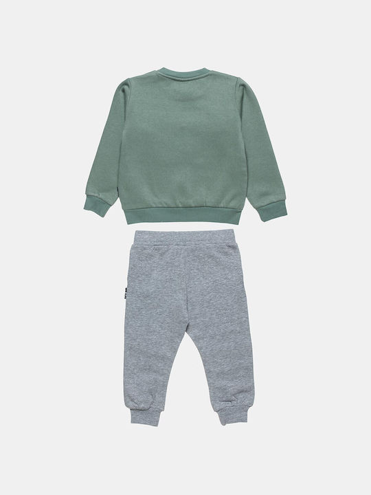 Alouette Kids Sweatpants Set Green 2pcs Five Star