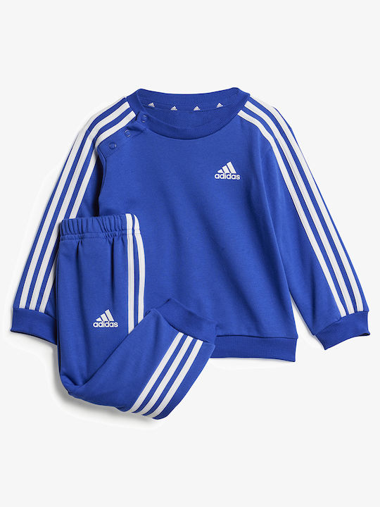 adidas Kinder Sweatpants Set - Jogginganzug Blau Essentials 3-stripes