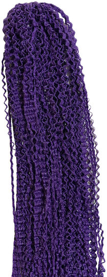 Extension in Purple Color 60cm Synthetic Hair
