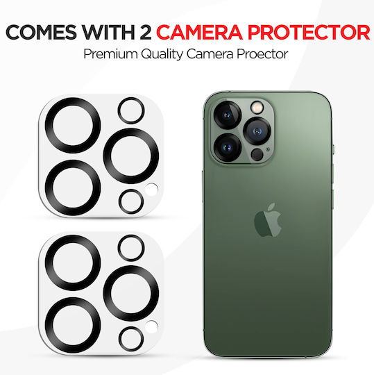 Amdetech iPro+ Kameraschutz Gehärtetes Glas Transparent für das iPhone 12 Pro Max