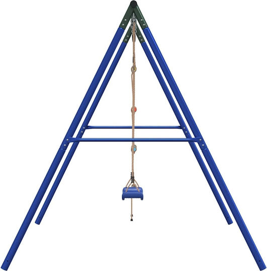 vidaXL Κούνια Κρεμαστή Μεταλλική 185x185x185εκ. Πολύχρωμη