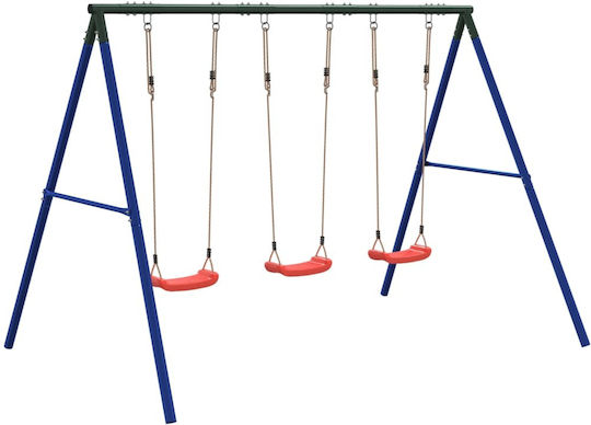 vidaXL Metal Hanging Swing 185x185x185cm Blue