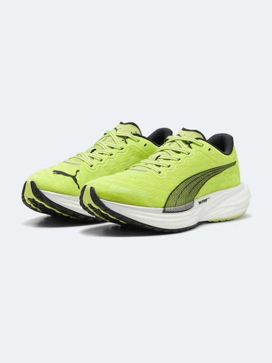 Puma Deviate Nitro 2 Ανδρικά Αθλητικά Παπούτσια Running Κίτρινα