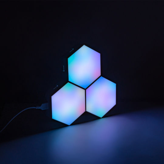 GloboStar Decorative Lamp Hexagon Multicolour