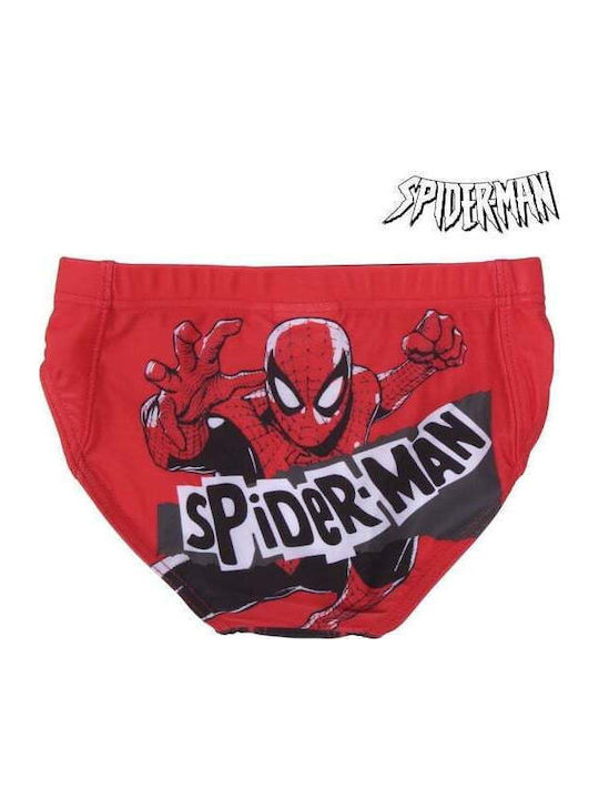 Spiderman Παιδικό Μαγιό Σλιπ Κόκκινο
