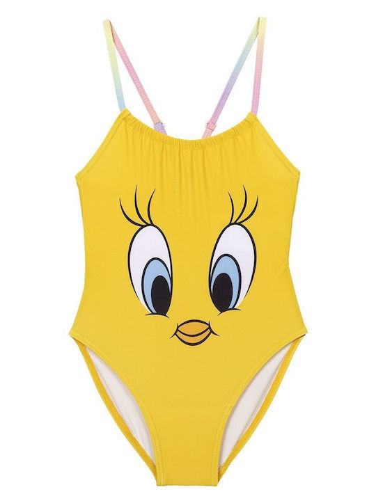 Looney Tunes Costum de baie pentru copii O singură bucată YELLOW