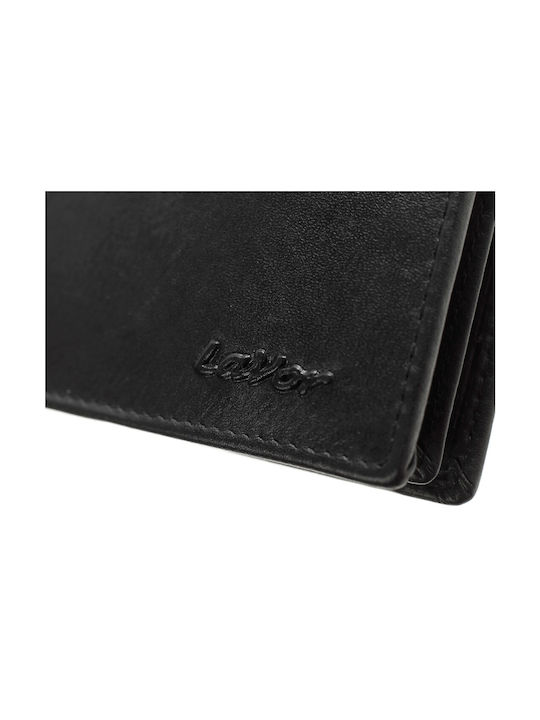 Lavor Men's Leather Wallet with RFID Black