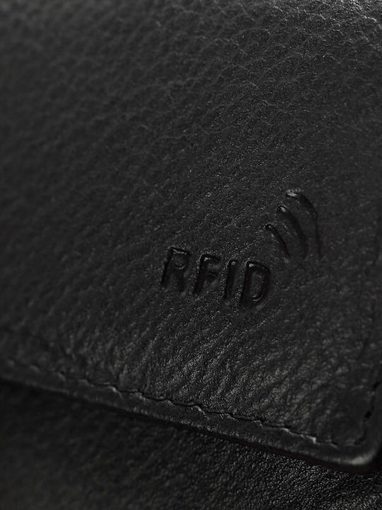 Portofel bărbătesc Clasice cu RFID Negru