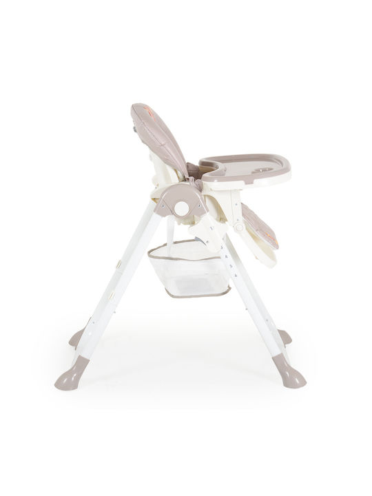 Moni Hunny Bear Foldable Baby Highchair With Adjustable Height Beige
