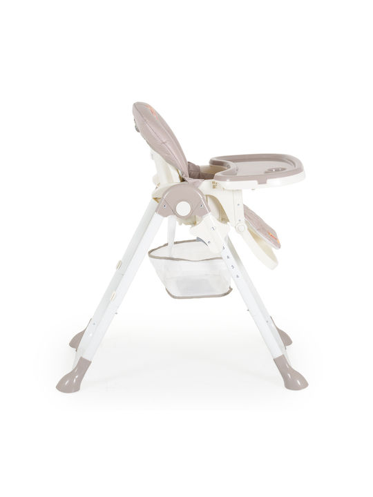 Moni Hunny Bear Foldable Baby Highchair With Adjustable Height Beige