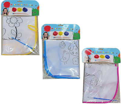 Painting Apron DIY Watercolors 47x37cm Justnote 703221 Random Color/Design Selection 1 Set 50-3201