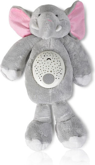 Moni Sleep Toy K999-311 made of Fabric with Light and Sounds for 0++ Months Elephant