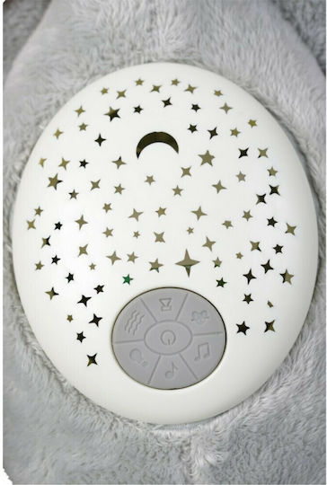 Moni Sleep Toy K999-311 made of Fabric with Light and Sounds for 0++ Months Elephant
