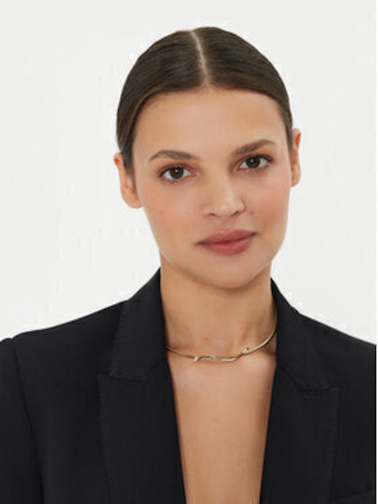 Calvin Klein Κολιέ από Επιχρυσωμένο Ατσάλι