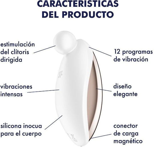 Satisfyer Spot On 2 Clitoral Vibrator with Remote Control White