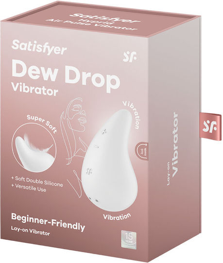 Satisfyer New Drop Mini Δονητής Μασάζ 8cm Λευκός