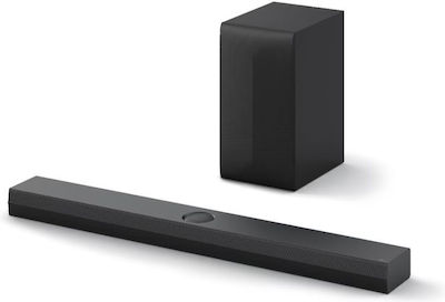 LG Soundbar 400W 3.1 cu Subwoofer fără fir și Control la distanță Negru