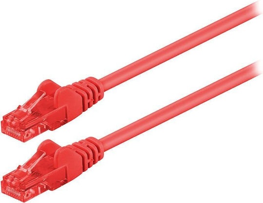 Goobay U/UTP Cat.6 Ethernet Network Cable 0.5m Red 6pcs