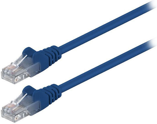 Goobay U/UTP Cat.5e (Gigabit) Καλώδιο Δικτύου Ethernet 0.25m Μπλε