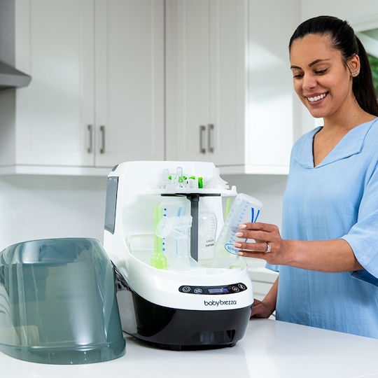 Baby Brezza Washer Pro Portable Baby Sterilizer for 4 Bottles