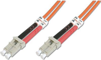 Digitus Fiber Optic Cable LC-LC 10m Orange 1pcs