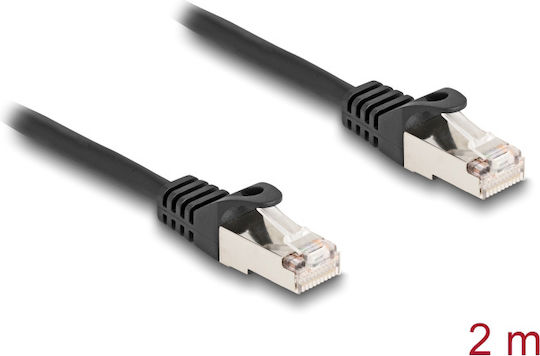 DeLock S/FTP Cat.8.1 Ethernet Network Cable 2m Black pcs