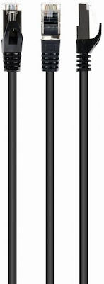 Cablexpert S/FTP Cat.6a Cable 1m Μαύρο
