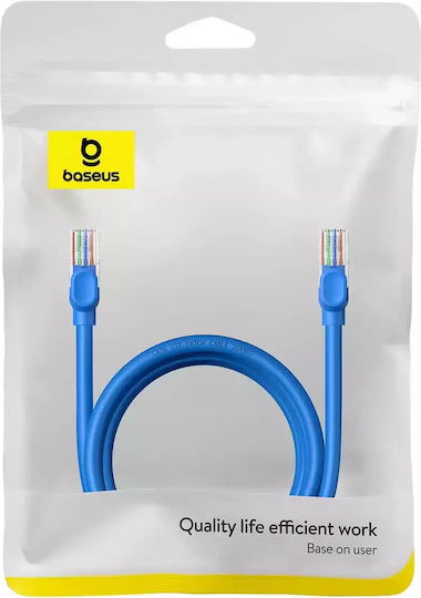 Baseus U/UTP Cat.6 (Gigabit) Cablu De Rețea Ethernet 2m Albastru