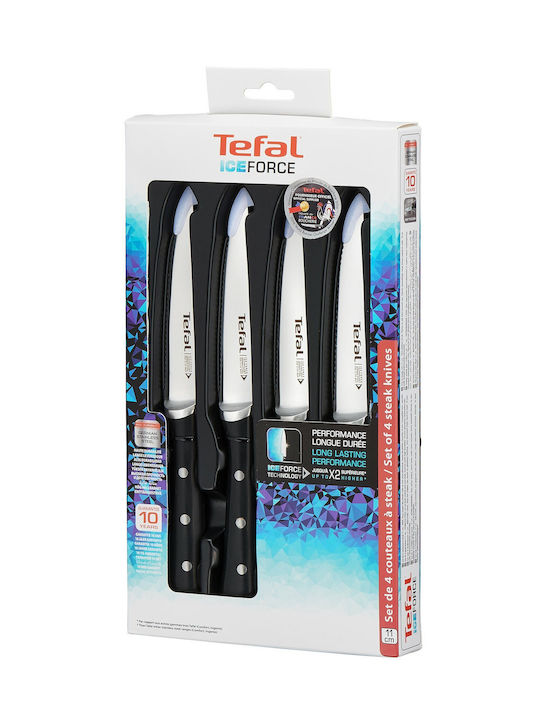 Tefal Ice Force Knives Meat from Stainless Steel 11cm 4pcs