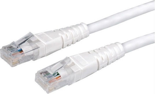 Value U/UTP Cat.6 Ethernet Network Cable 10m White 1pcs