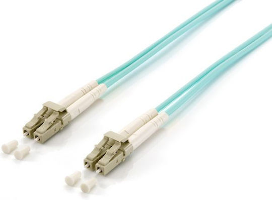 Equip Fiber Optic Cable LC-LC 0.5m Turquoise 1pcs