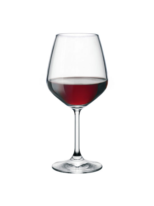 Bormioli Rocco Divino Set of Glasses for Red Wine made of Glass Stemmed 530ml 6pcs
