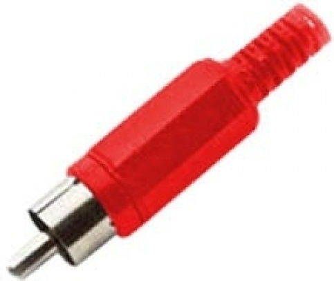 Lz Ștecher RCA masculin Roșu (01.099.0003)