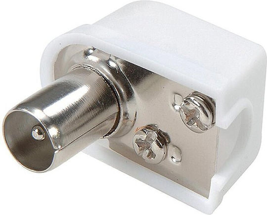 Goobay Plug Coaxial male 10pcs Whitr (11502)