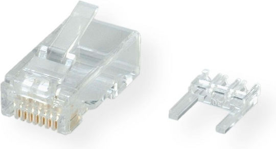 Roline Stecker RJ-45 männlich 10Stück Weiß (21.17.3062)