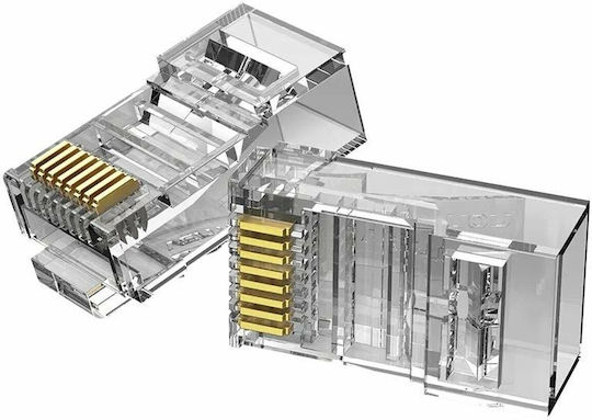 Vention Βύσμα RJ-45 100τμχ Διάφανο (IDBR0-100)