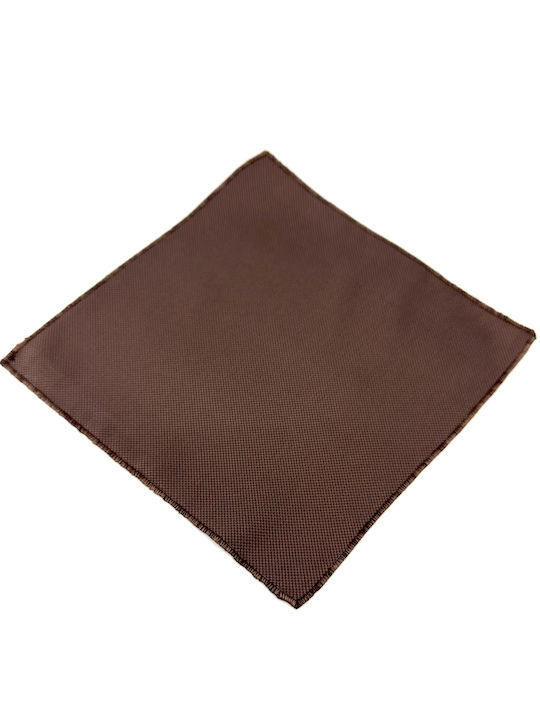 Batistă de buzunar maro ciocolată solidă 26*26cm Hem L-047-h-24