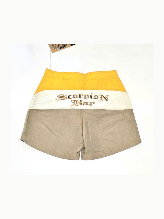 Scorpion Bay Men's Swimwear Shorts Ochre/Yellow/White