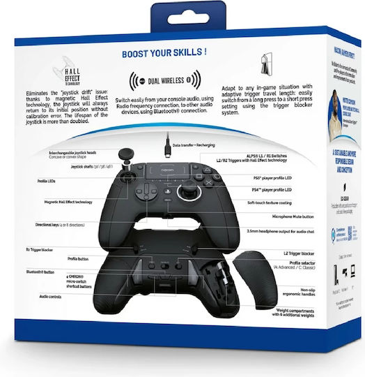 Nacon Revolution 5 Pro Wireless & Wired Gamepad for PC / PS4 / PS5 Black